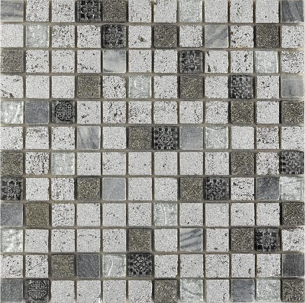 Mosaico grigio stile impero