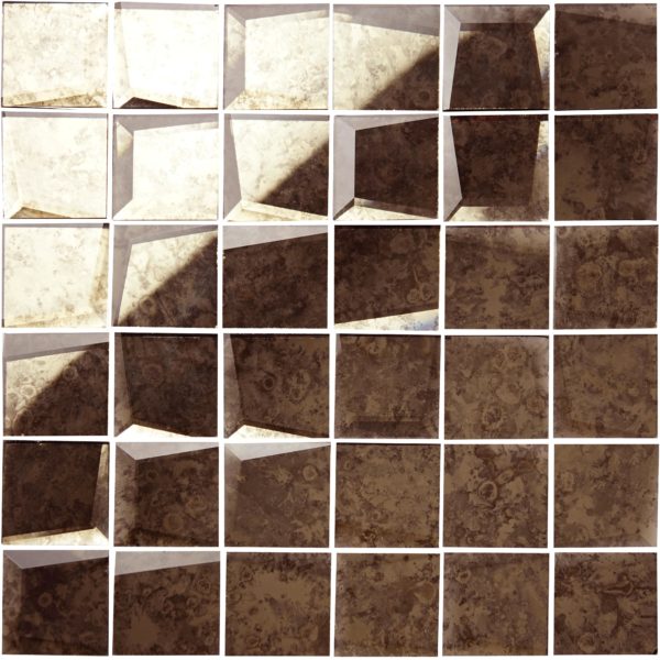 mosaico a speccho antcato bronzato 5×5