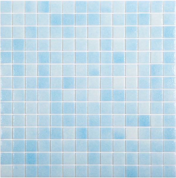 mosaico nuvolato per piscine azzurrino chiarissimo