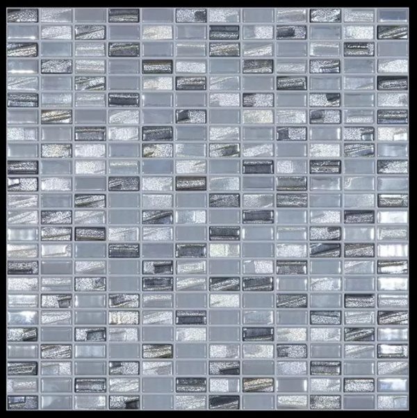 mosaico listelli grigi