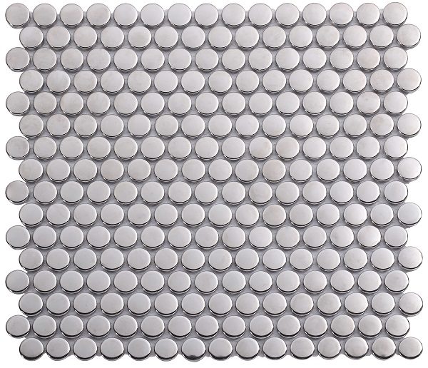 mosaico tondo argento mosaico tondo argento